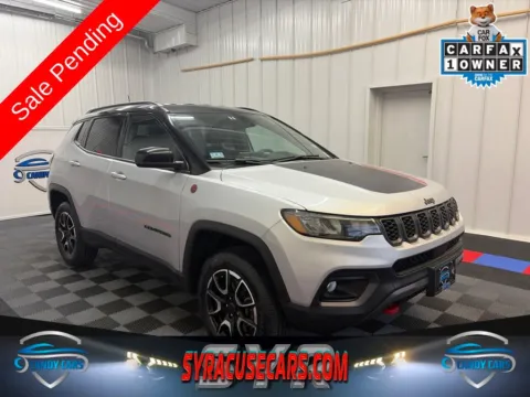 Silver 2025 Jeep Compass Trailhawk for sale in Syracuse, NY