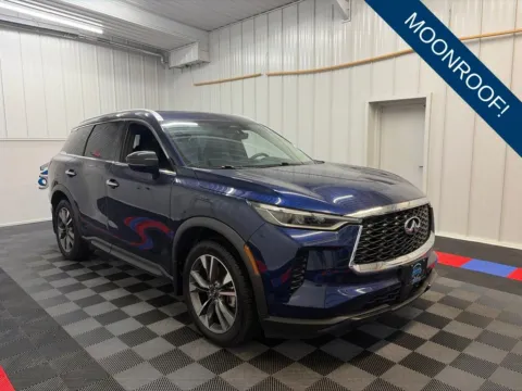 Blue 2025 INFINITI QX60 LUXE for sale in Syracuse, NY