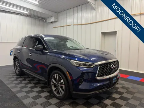 Photos of 2025 INFINITI QX60 LUXE for sale in Syracuse, NY at Candy Cars