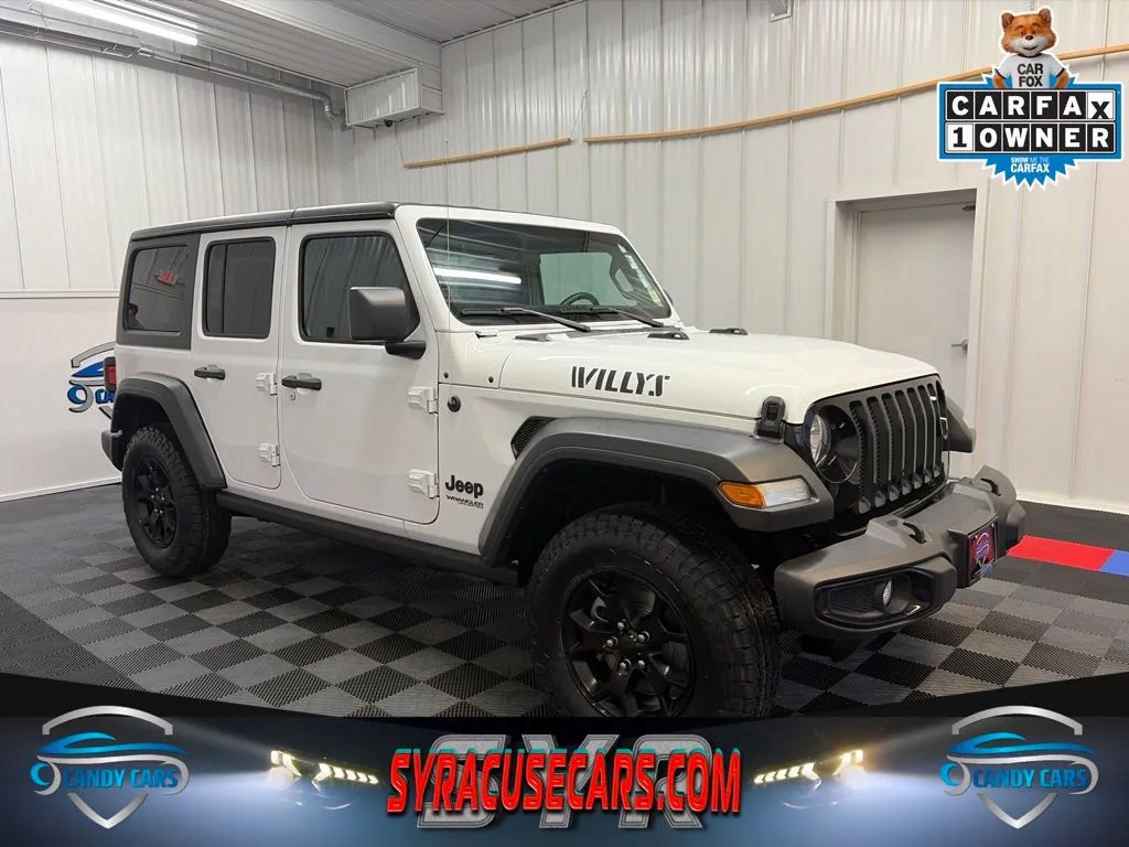 White 2022 Jeep Wrangler Unlimited Willys for sale in Syracuse, NY
