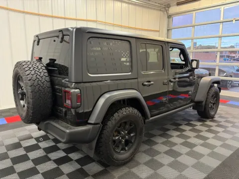 Another view of 2021 Jeep Wrangler Unlimited Willys for sale in Syracuse, NY at Candy Cars