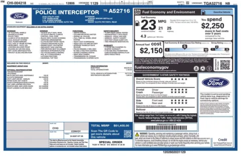Photos of 2026 Ford Utility Police Interceptor for sale in Syracuse, NY at Candy Cars