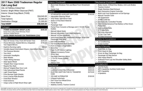 Photos of 2017 Ram 2500 Tradesman for sale in Syracuse, NY at Candy Cars