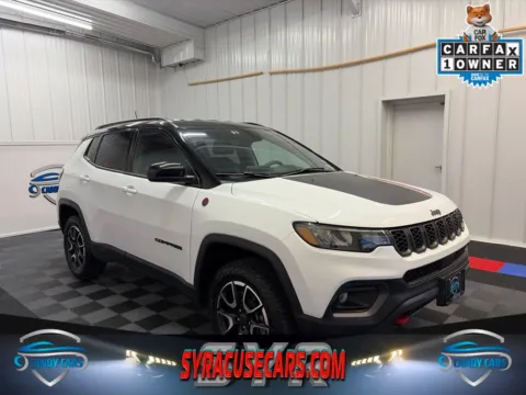 White 2025 Jeep Compass Trailhawk for sale in Syracuse, NY