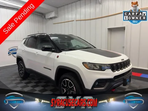 White 2025 Jeep Compass Trailhawk for sale in Syracuse, NY