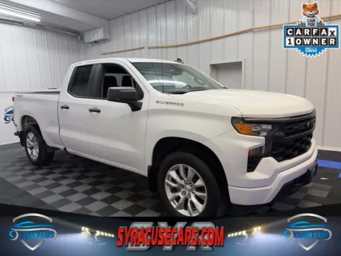 White 2023 Chevrolet Silverado 1500 Custom for sale in Syracuse, NY