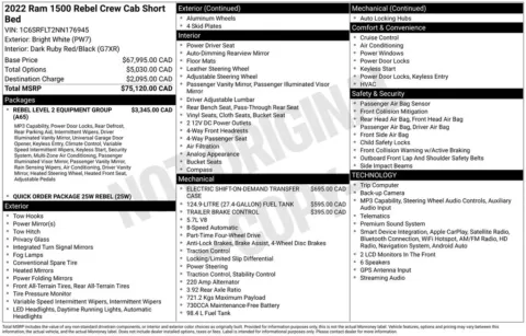 Photos of 2022 Ram 1500 Rebel for sale in Syracuse, NY at Candy Cars