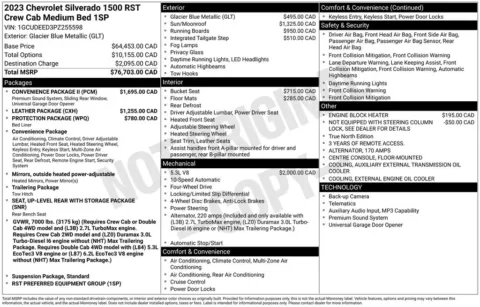 Photos of 2023 Chevrolet Silverado 1500 RST for sale in Syracuse, NY at Candy Cars