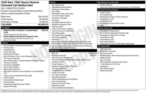 Photos of 2020 Ram 1500 Classic Warlock for sale in Syracuse, NY at Candy Cars