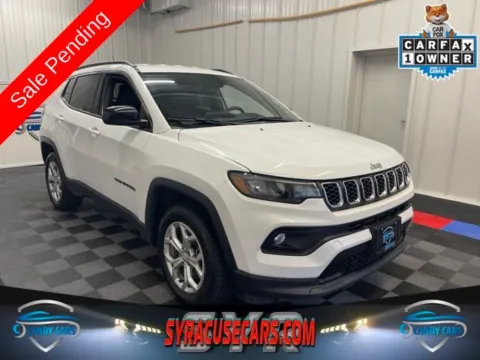 White 2024 Jeep Compass Latitude for sale in Syracuse, NY