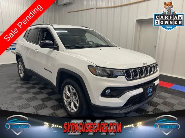 White 2024 Jeep Compass Latitude for sale in Syracuse, NY