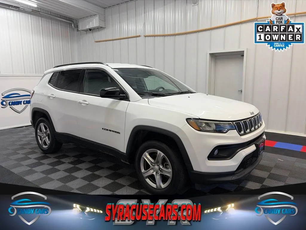 White 2024 Jeep Compass Latitude for sale in Syracuse, NY