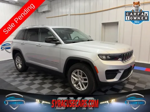 Silver 2024 Jeep Grand Cherokee Laredo X for sale in Syracuse, NY
