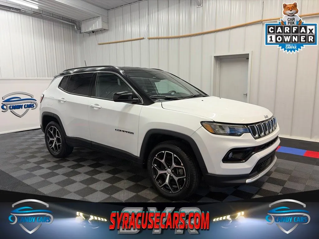 White 2024 Jeep Compass Limited for sale in Syracuse, NY