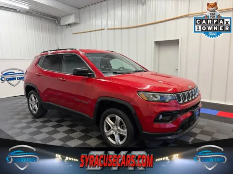Red 2023 Jeep Compass Latitude for sale in Syracuse, NY