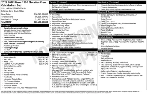 Photos of 2021 GMC Sierra 1500 Elevation for sale in Syracuse, NY at Candy Cars
