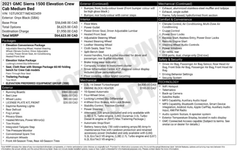 Photos of 2021 GMC Sierra 1500 Elevation for sale in Syracuse, NY at Candy Cars
