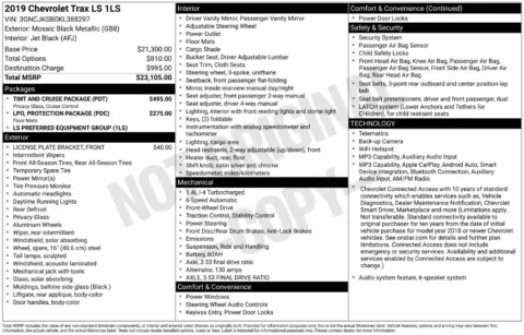 Photos of 2019 Chevrolet Trax LS for sale in Syracuse, NY at Candy Cars