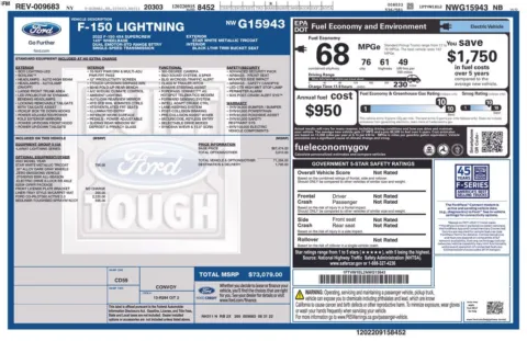 Photos of 2022 Ford F-150 Lightning Lariat for sale in Syracuse, NY at Candy Cars