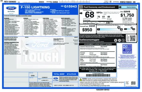 Photos of 2022 Ford F-150 Lightning Lariat for sale in Syracuse, NY at Candy Cars