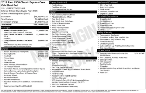 Photos of 2019 Ram 1500 Classic Express for sale in Syracuse, NY at Candy Cars