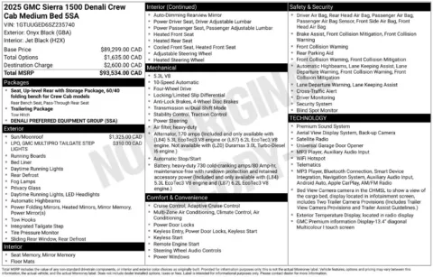 Photos of 2025 GMC Sierra 1500 Denali for sale in Syracuse, NY at Candy Cars