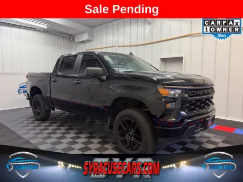Black 2024 Chevrolet Silverado 1500 Custom for sale in Syracuse, NY