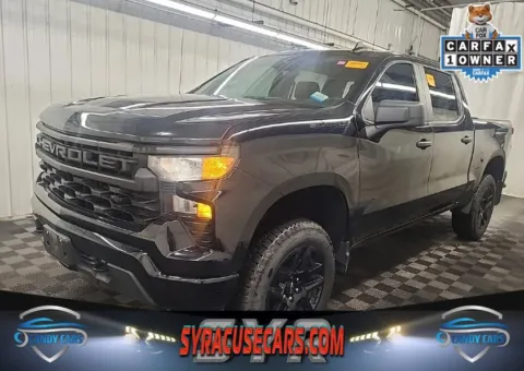 Black 2024 Chevrolet Silverado 1500 Custom for sale in Syracuse, NY