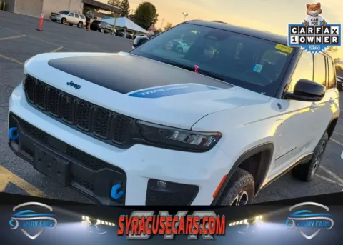 White 2023 Jeep Grand Cherokee Trailhawk 4xe for sale in Syracuse, NY