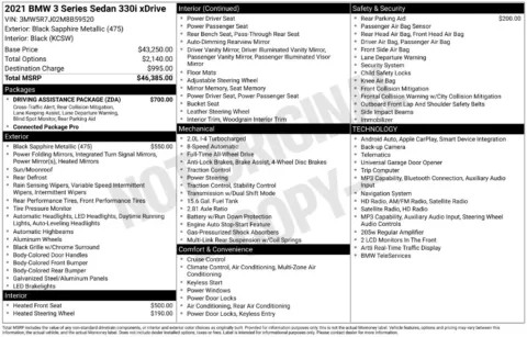 Photos of 2021 BMW 3 Series 330i xDrive for sale in Syracuse, NY at Candy Cars