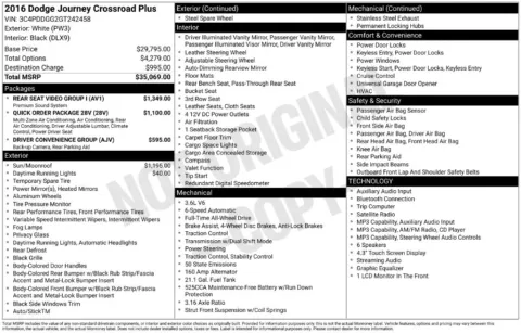 Photos of 2016 Dodge Journey Crossroad for sale in Syracuse, NY at Candy Cars