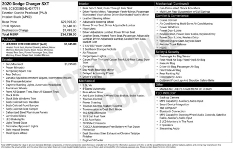 Photos of 2020 Dodge Charger SXT for sale in Syracuse, NY at Candy Cars