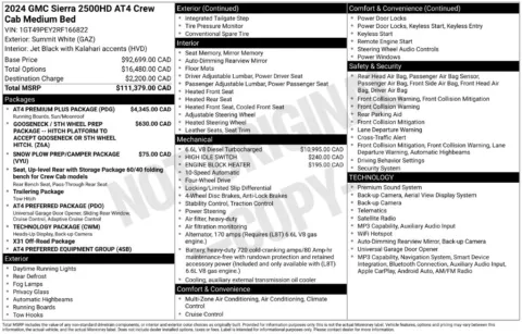 Photos of 2024 GMC Sierra 2500 HD AT4 for sale in Syracuse, NY at Candy Cars