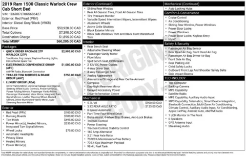 Photos of 2019 Ram 1500 Classic Warlock for sale in Syracuse, NY at Candy Cars