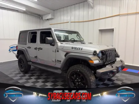 Silver 2021 Jeep Wrangler Unlimited Willys for sale in Syracuse, NY