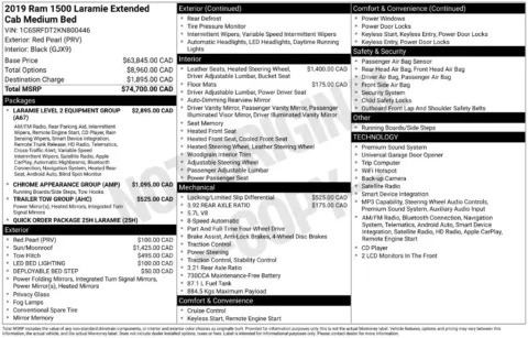 Photos of 2019 Ram 1500 Laramie for sale in Syracuse, NY at Candy Cars