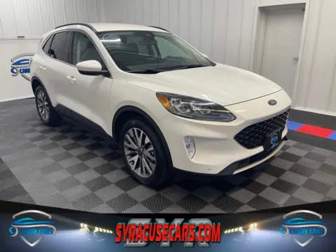 White 2022 Ford Escape Titanium for sale in Syracuse, NY