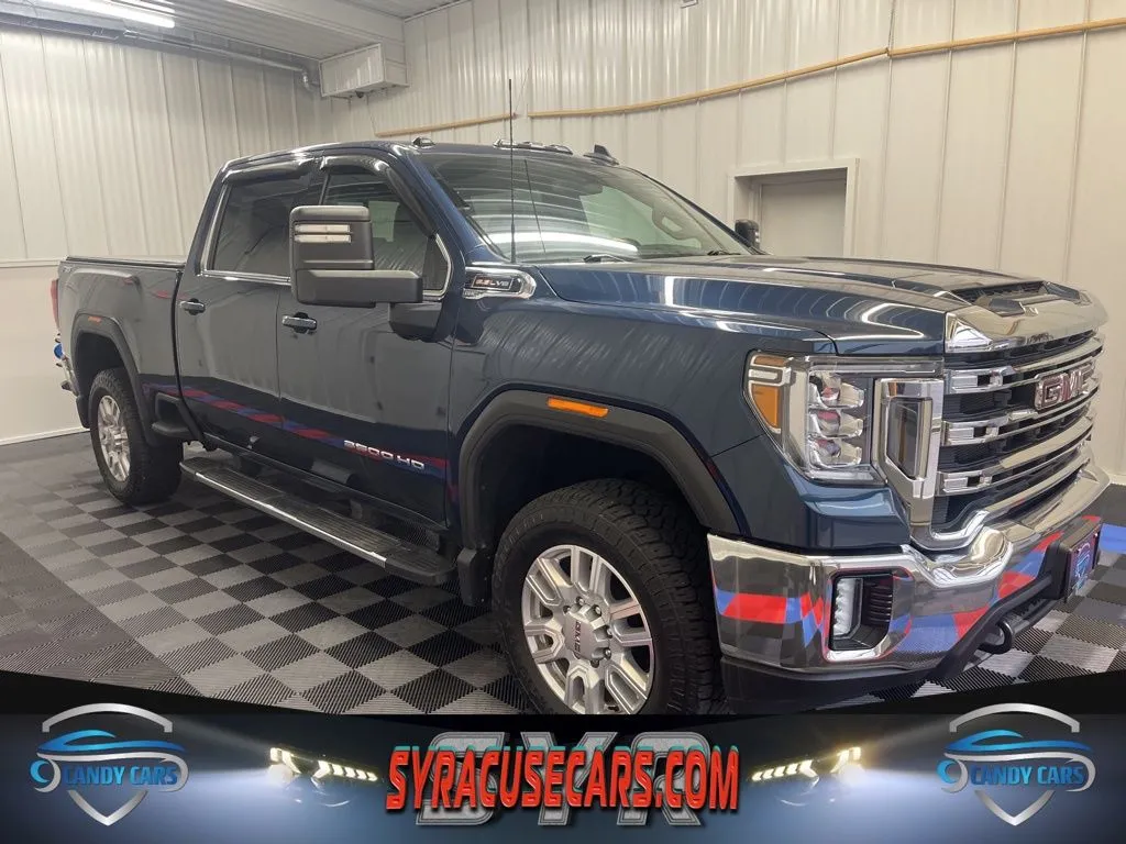 Blue 2022 GMC Sierra 3500HD SLE for sale in Syracuse, NY