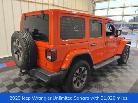Another view of 2020 Jeep Wrangler Unlimited Sahara for sale in Syracuse, NY at Candy Cars