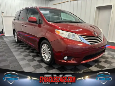 Red 2015 Toyota Sienna XLE for sale in Syracuse, NY