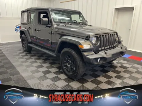 Gray 2022 Jeep Wrangler Unlimited Sport for sale in Syracuse, NY