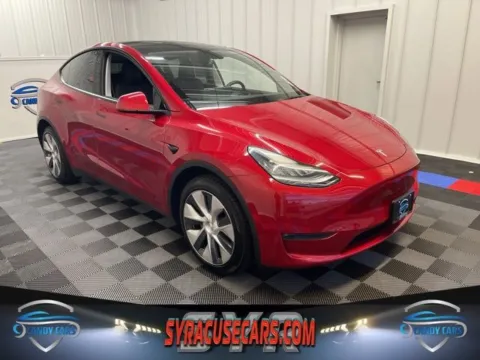 Red 2021 Tesla Model Y Long Range for sale in Syracuse, NY