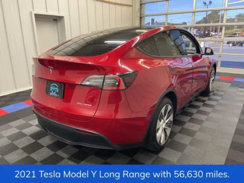 Another view of 2021 Tesla Model Y Long Range for sale in Syracuse, NY at Candy Cars