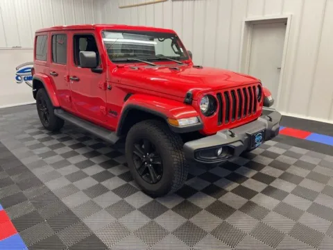 Photos of 2022 Jeep Wrangler Unlimited Sahara Altitude for sale in Syracuse, NY at Candy Cars