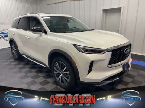 White 2022 INFINITI QX60 Sensory for sale in Syracuse, NY