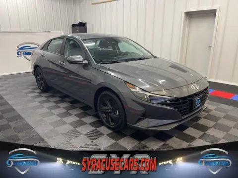 Gray 2023 Hyundai Elantra Hybrid Blue for sale in Syracuse, NY
