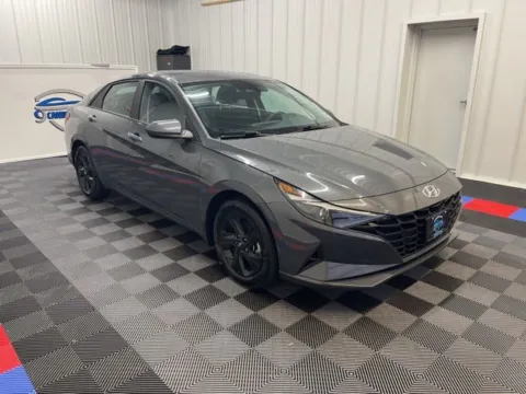 Photos of 2023 Hyundai Elantra Hybrid Blue for sale in Syracuse, NY at Candy Cars