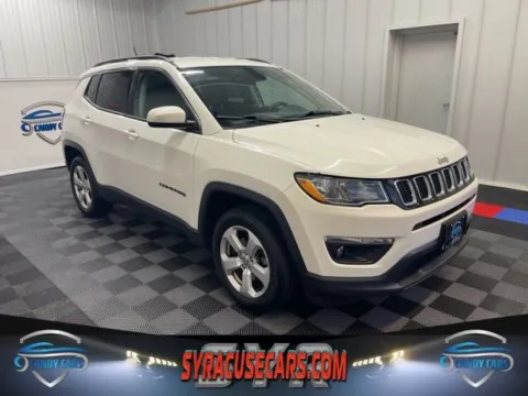 White 2018 Jeep Compass Latitude for sale in Syracuse, NY