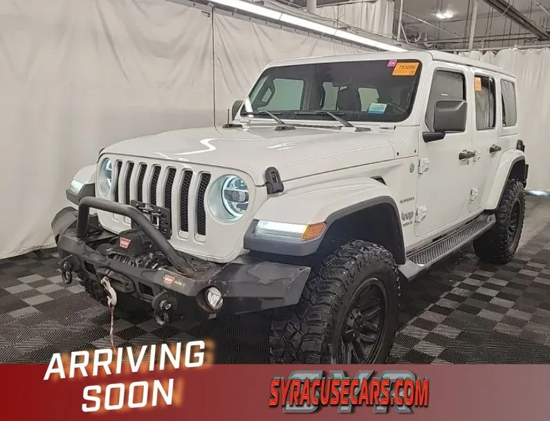 White 2019 Jeep Wrangler Unlimited Sahara for sale in Syracuse, NY