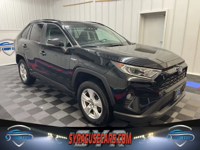 Black 2020 Toyota RAV4 Hybrid XLE for sale in Syracuse, NY